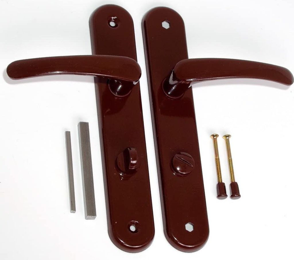 Türdrücker WC Türgriff Türklinke Türbeschlag GAM-BIS 72 mm Braun
