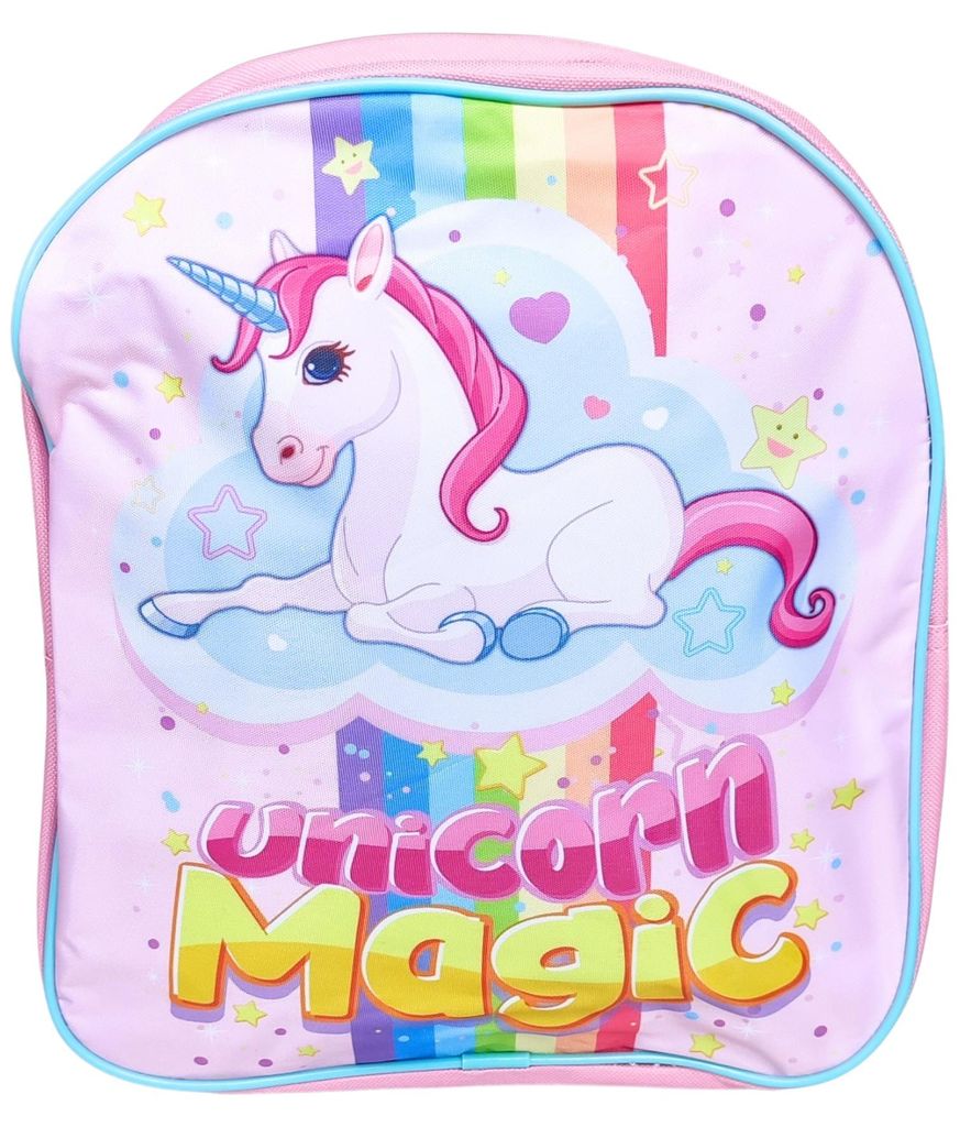 Einhorn Rucksack 30x26x10 cm - Kinderrucksack 30 cm Mädchen Kindergartentasche