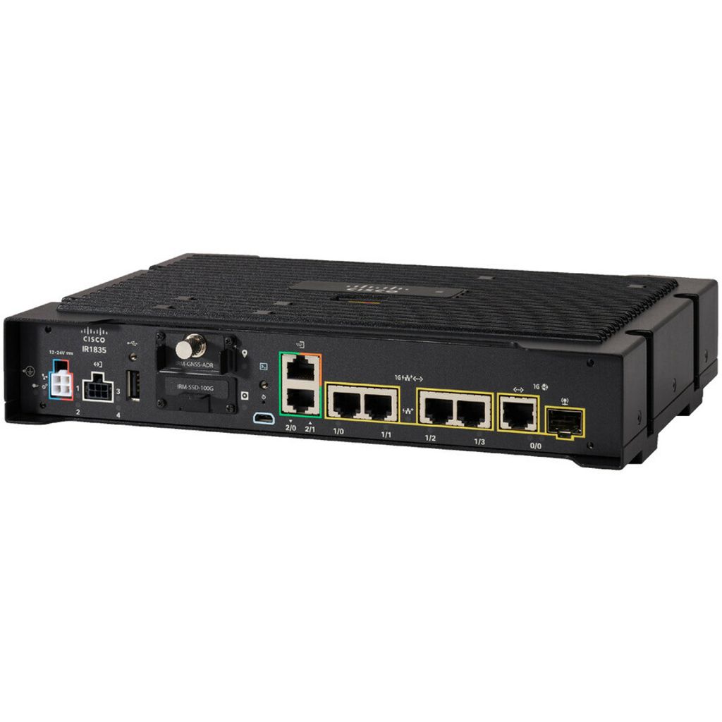 Cisco Catalyst Rugged Series IR1835 - - Router - 4-Port-Switch - 1GbE - WAN-Ports: 2 - an DIN-Schiene montierbar, wandmontierbar