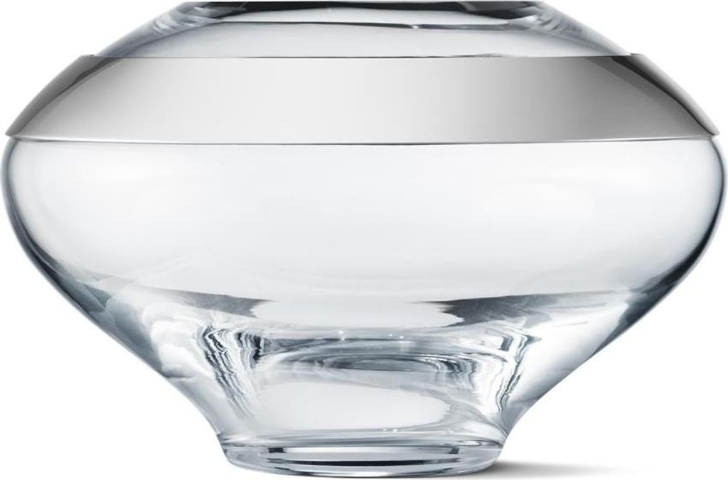 Georg Jensen DUO ROUND BOWL COLLAR SS & GLASS SMALL 10016978