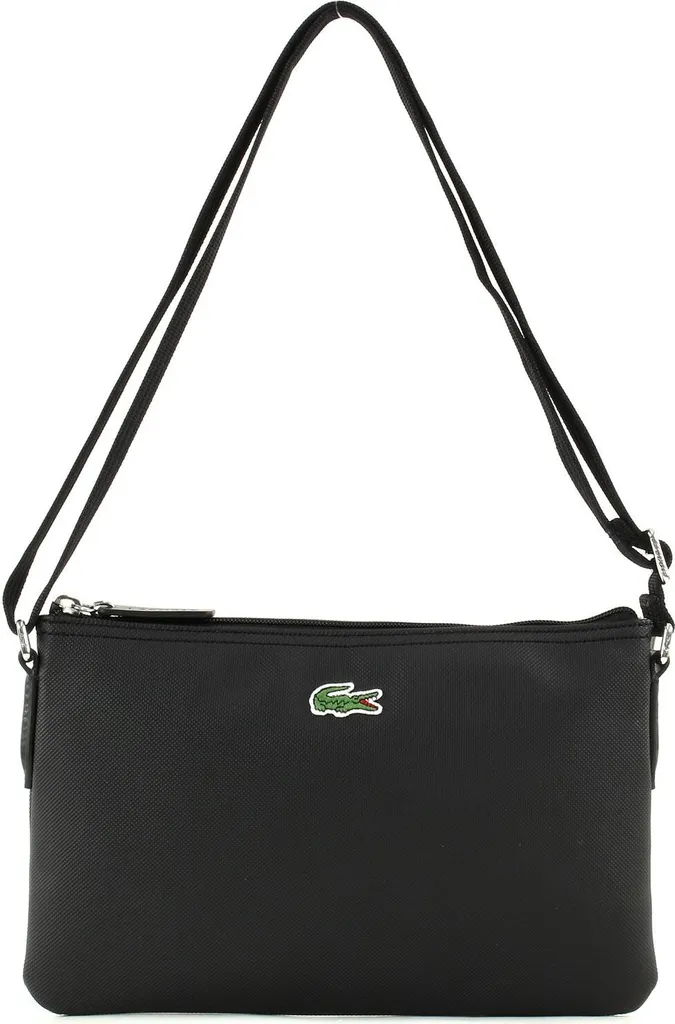 Sacoche Lacoste L.12.12 Concept Noire pour Voyages et Sorties Urbaines