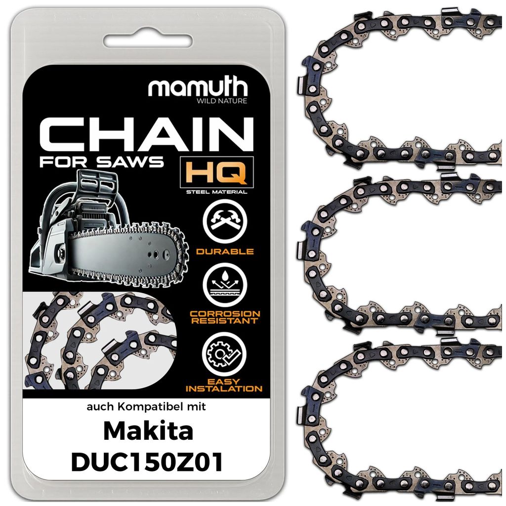 3 łańcuchy do piły łańcuchowej, 15 cm, 1,1 mm, 0,325", Zdjęcie produktu 