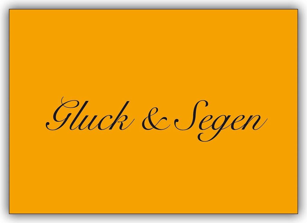 5er Set Geburtstagskarten mit Schwips: Gluck und Segen