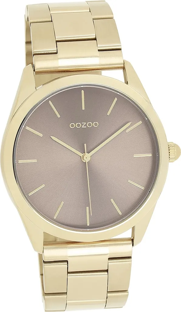 Oozoo orologio da donna e da uomo analogico al quarzo braccialato oro Timepieces D2UOC11431