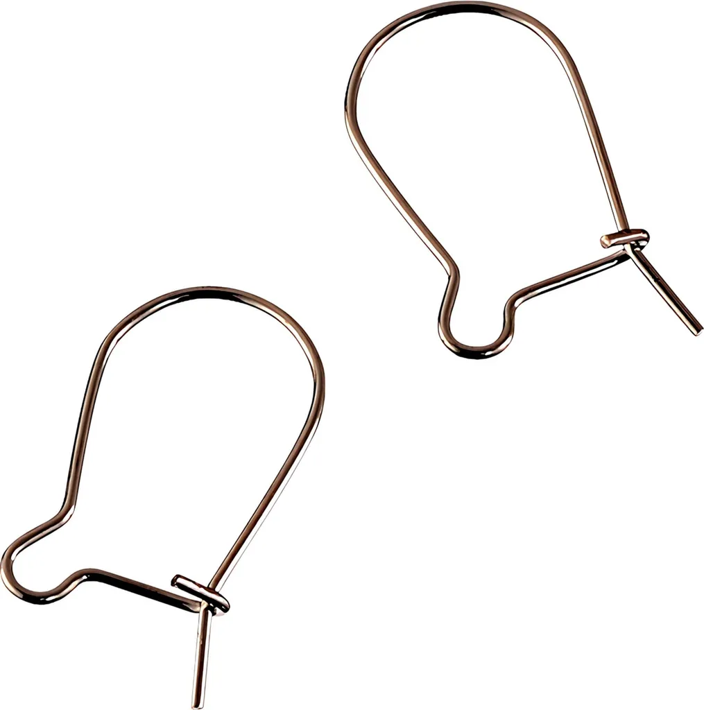 Ressort auriculaire argenté 9 x 16 mm pour réparer vos boucles