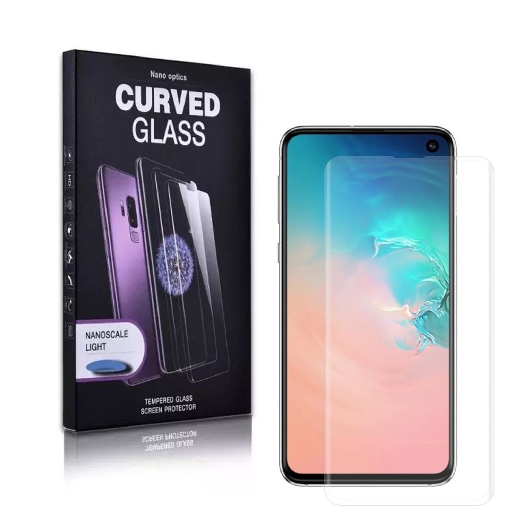 4x UV-Liquid 9H Panzerglas für Samsung Galaxy S10 5G 3D KLAR echtes Tempered Panzerhartglas Schutzglas Displayschutz Panzerfolie Schutzfolie Scree...