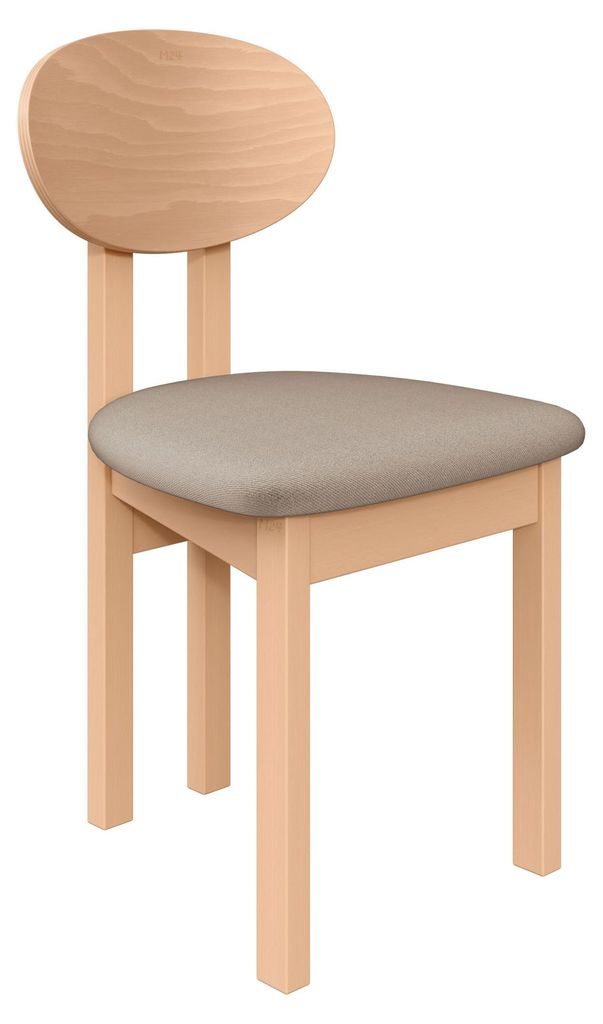 MIRJAN24 Stuhl Divo III, Esszimmerstuhl aus Buchenholz, 47x48x85 cm (Holzfarbe: Artisan, Stofffarbe: Paros 02)