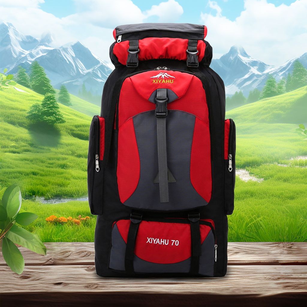 Großer Rucksack Mit Kordelzug – Faltbar, Gepunktet, 42x36 Cm, Perfekt Für Reisen, Sport & Einkaufen