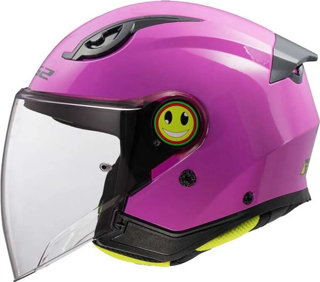 Casque Moto Ville LS2 OF622 Rose S : Idéal pour Scooter et Mobilité - 4