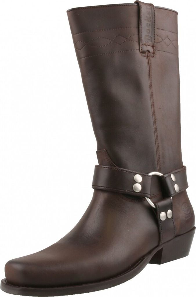 Dockers by Gerli Biker Boots 030140-006044 Stiefel Nubuk Braun, Größe:EUR 41, Farbe:Brauntöne