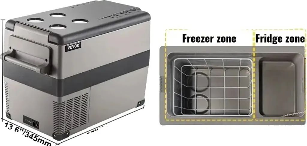 Glacière électrique à compression 45L pour voiture et camping-car