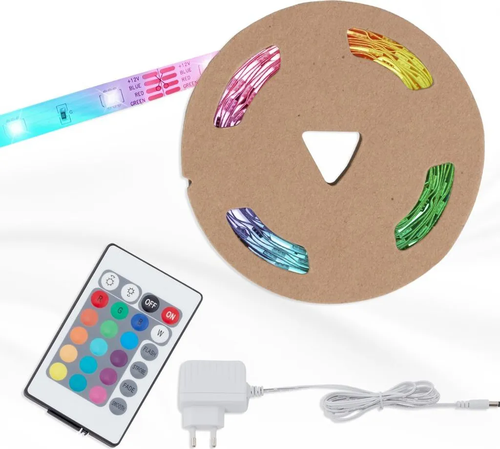 LED Strip RGB Briloner 3m: Kit Luci Gaming 12W con Telecomando