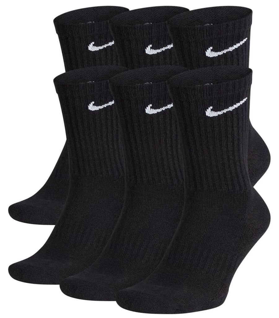 NIKE 6 Paar Everyday Cushioned Crew Socken SX7664-010/S Produktbild 