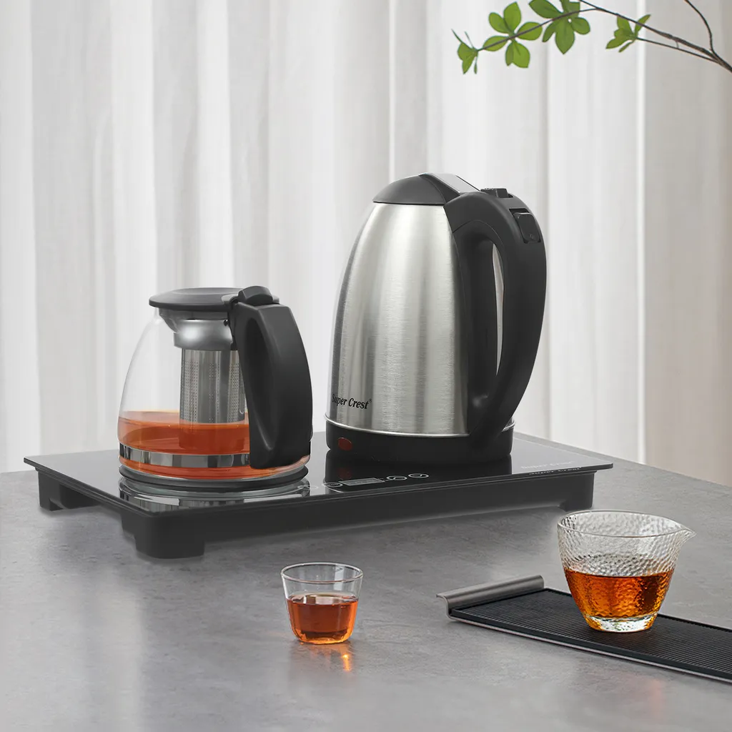 Bouilloire électrique tactile Multifonctionnelle - Contrôle précis 1.7L