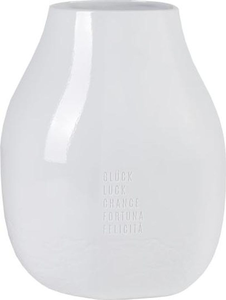 Räder Freiform Vase Glück 5-sprachig 20x19x25cm Image du produit 