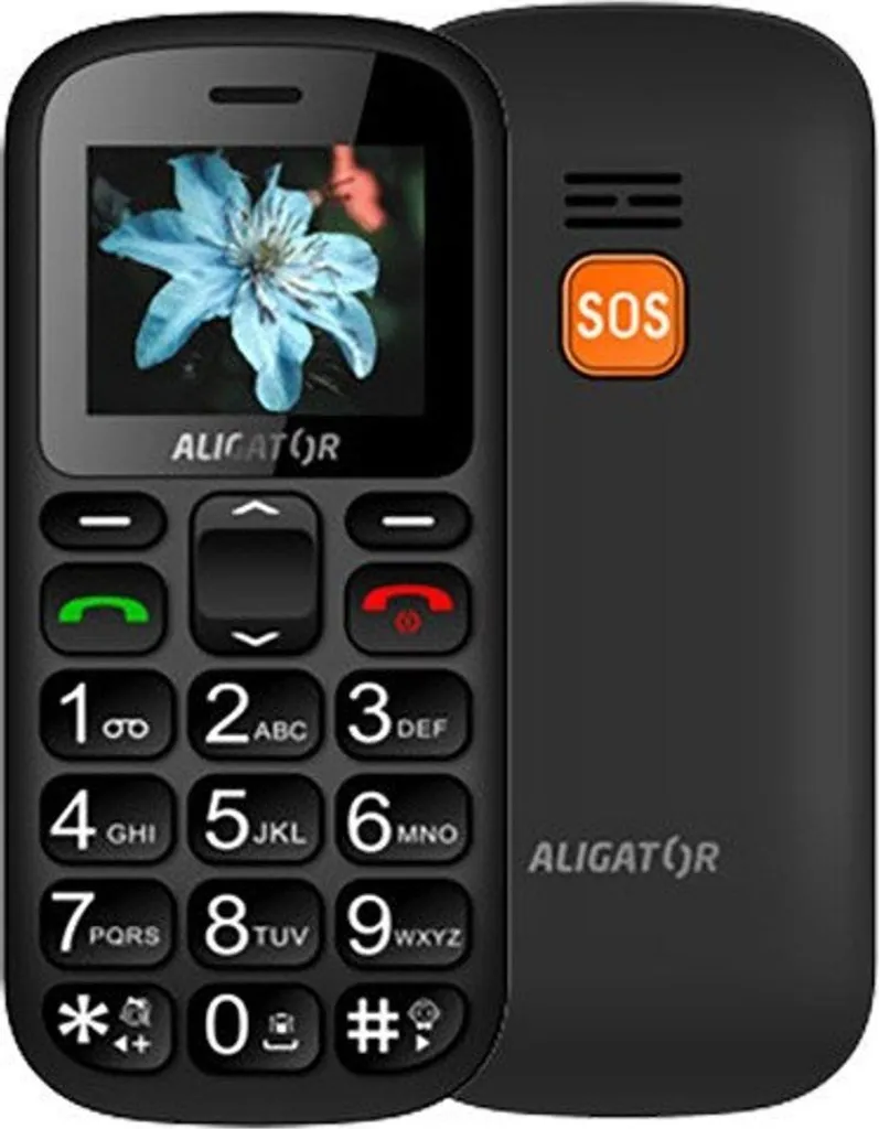 Téléphone Mobile à Grandes Touches Aligator A321 Senior et son Chargeur