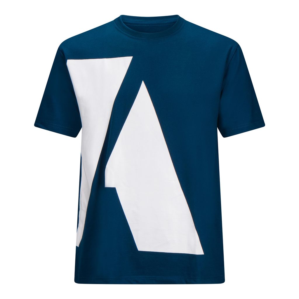 Ali’s Fightgear Legacy T‐Shirt – Blau/Weiß – Größen XL – Herren & Damen Trainings‐ & Freizeitshirt für Kickboxen & MMA