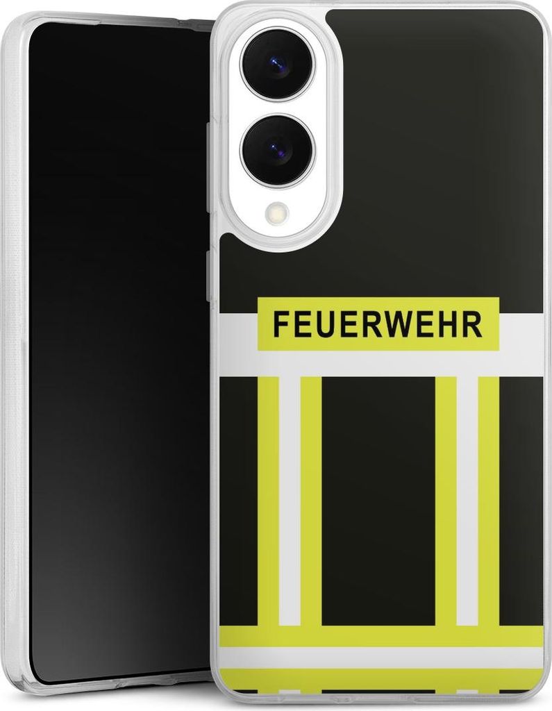 DeinDesign Handyhülle für Samsung Galaxy S25 Edge Silikon Hülle Case Smartphone Schutzhülle Beruf Feuerwehr Feuerwehrmann