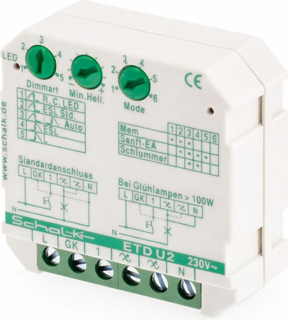 Kopp Universaldimmer 230 V 35–500 W für Doseneinbau, 1 Stk.
