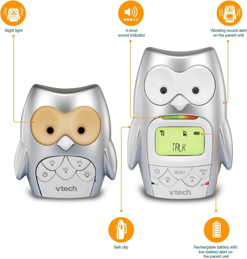 Babyphone VTech BM2300 Hibou : fini les interférences avec le DECT - 7