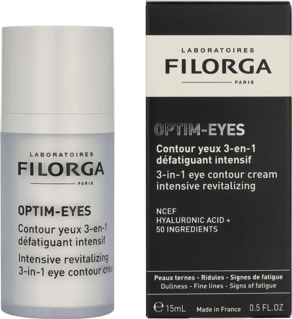 OPTIM-EYES Soin Triple Action 15ml - Texture Fraîche et Effet Lissant