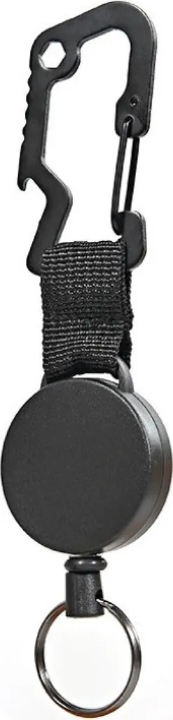 Set 2 Portachiavi Retrattili Yoyo | Fune Acciaio 60cm | Moschettone - 6