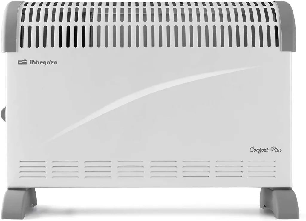 Chauffage d'Appoint Orbegozo Convector Blanc Idéal Chambre et Bureau 220V