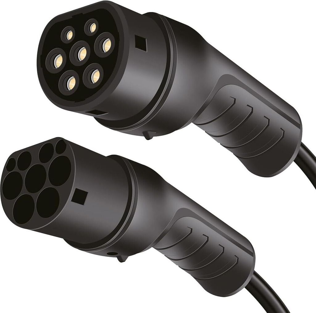 LogiLink E-Auto-Ladekabel Typ 2 3-phasig 22 kW 10 m schwarz