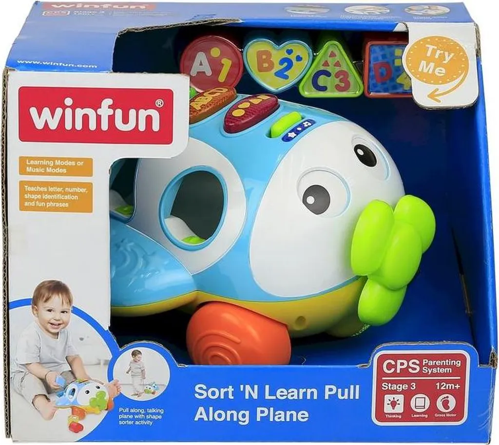 Jouet Avion de Voltige pour Enfant Smily Play ABC 001505 Multicolore