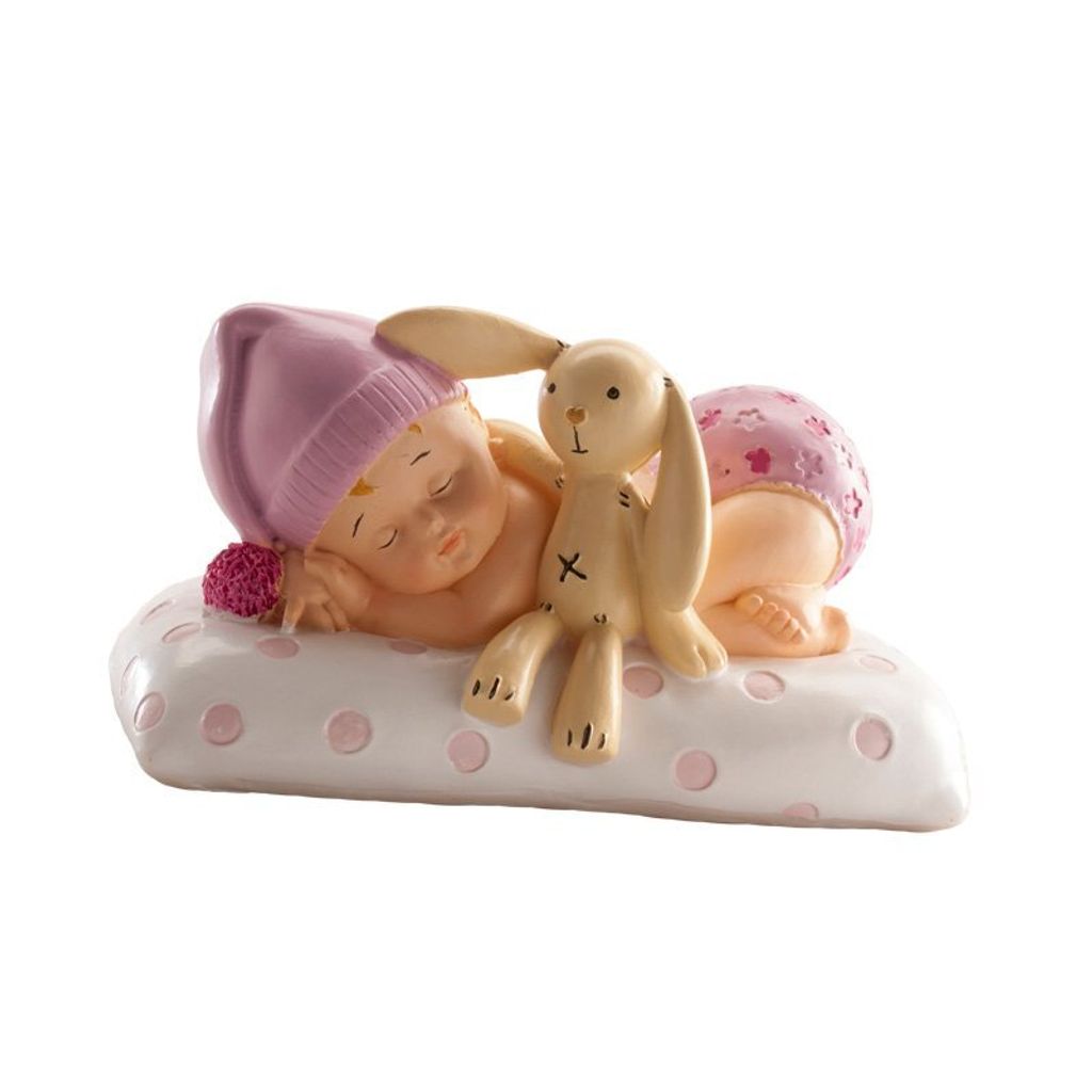 Schlafendes Baby Mädchen Kuchen Figur Produktbild 