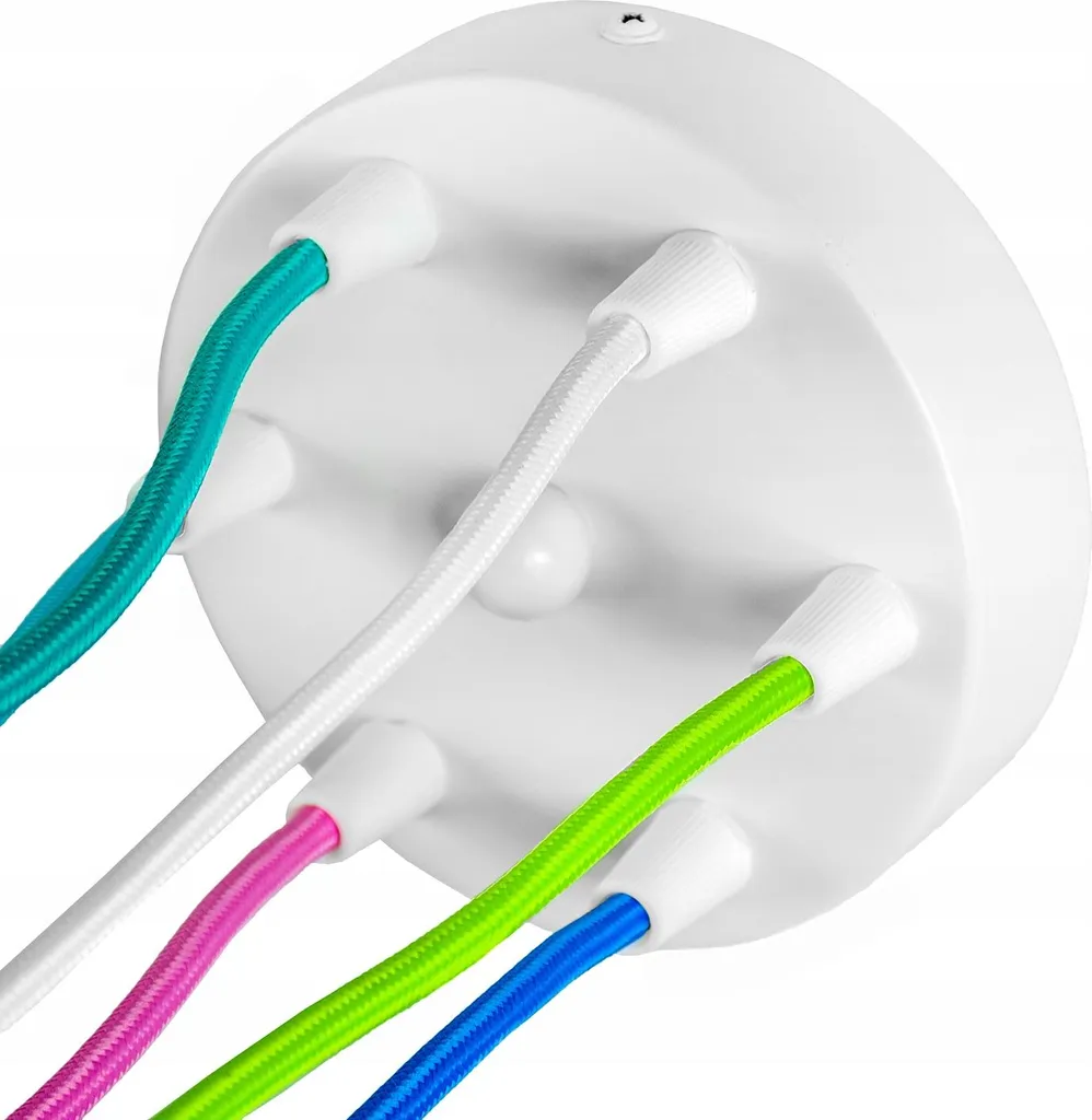 Lampe Suspension Multicolore Design Moderne avec 6 Points de Lumière - 2