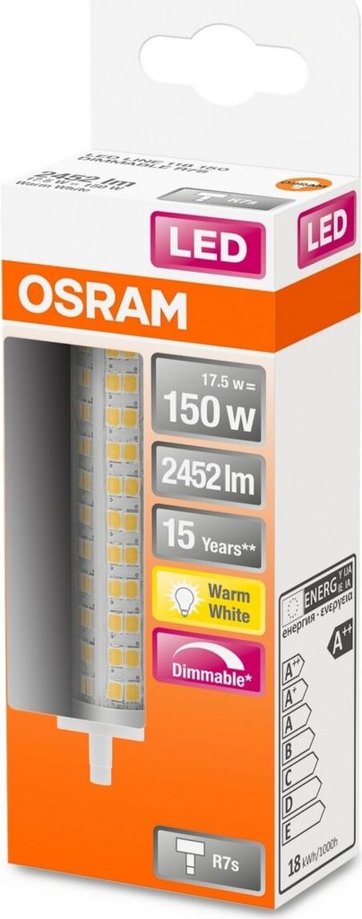 Osram SUPERSTAR, 19 W, 150 W, R7s, 2452 lm, 25000 h, Produktbild 