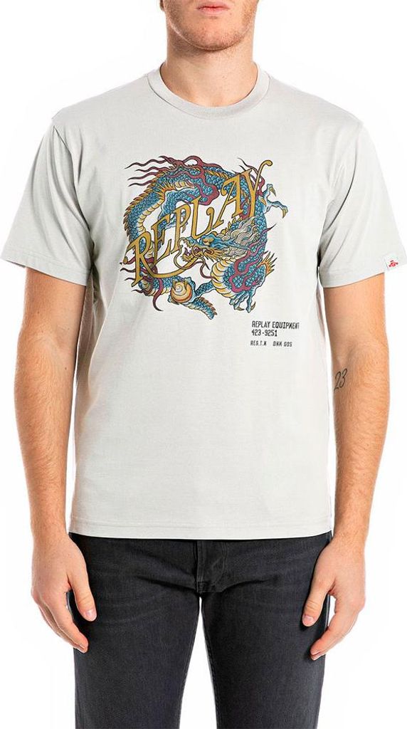 Replay M3207 .000.2660 T-shirt Weiß XL Mann Weiß XL
