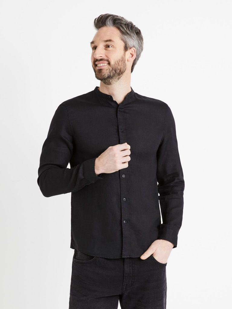 Celio Damaolin Leinenhemd 1123830__M
