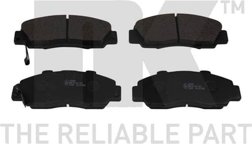 NK Bremsbeläge Satz Vorne Bremsklötze für HONDA CIVIC VI Hatchback (EJ, EK) 229981
