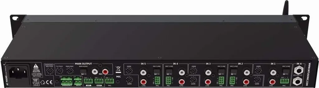 Table de mixage PAA71 Intusonic avec amplificateur intégré 100V - 4