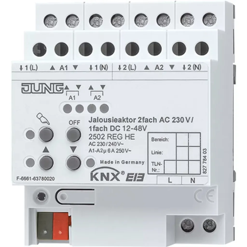 Contrôleur KNX Volets Roulants 2 Canaux pour Maison Connectée