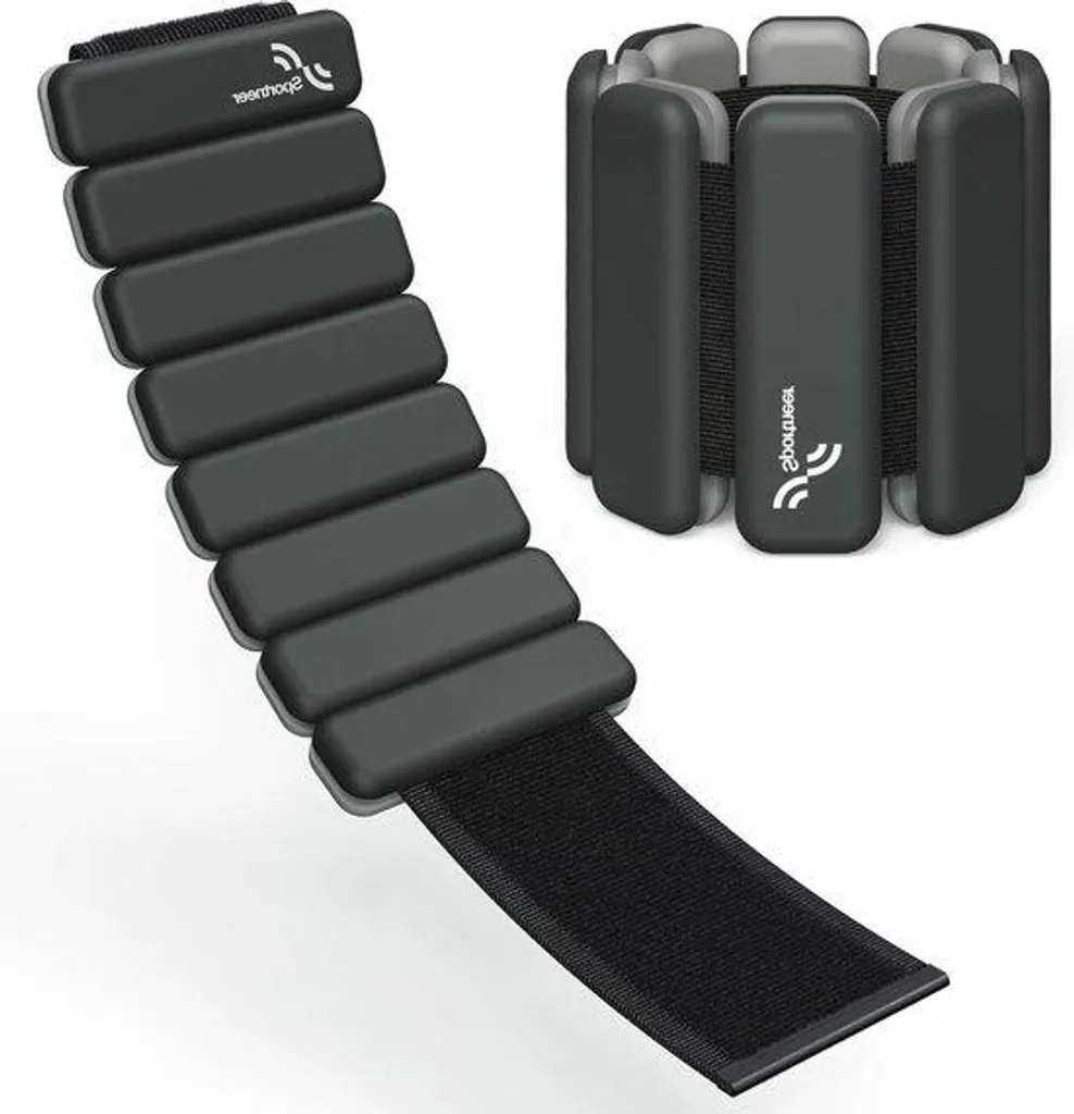 Poids lestés réglables 0,5/1 kg - Tonifiez vos bras sans haltères