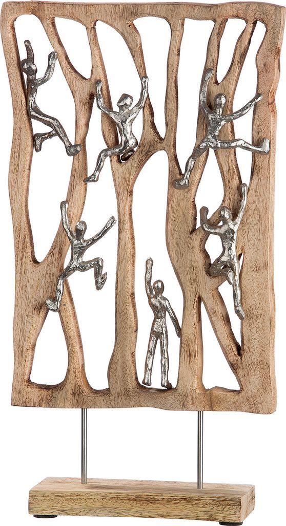 GILDE Dekofigur Skulptur Climbing Wall  H. 54 cm,50603 Produktbild 