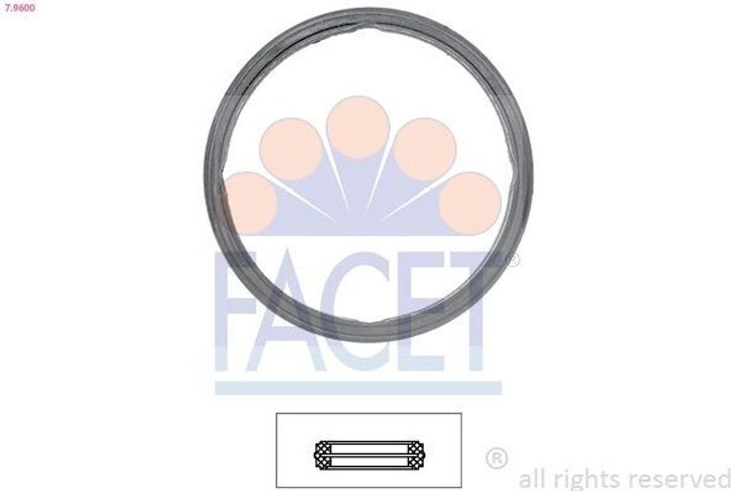 FACET Dichtung Thermostat 7.9600 für FIAT DUCATO Kasten (290)
