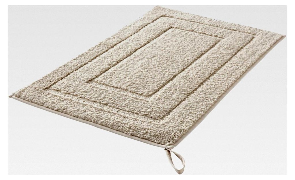 Badteppich NICO in Sandbeige, 50 x 60 cm