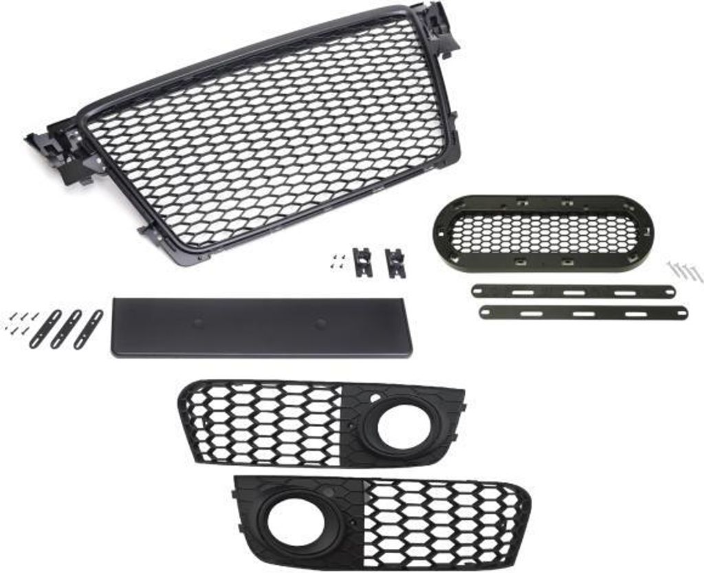 Kühlergrill Sport Waben-Grill Lüftungsgitter passend für Produktbild 