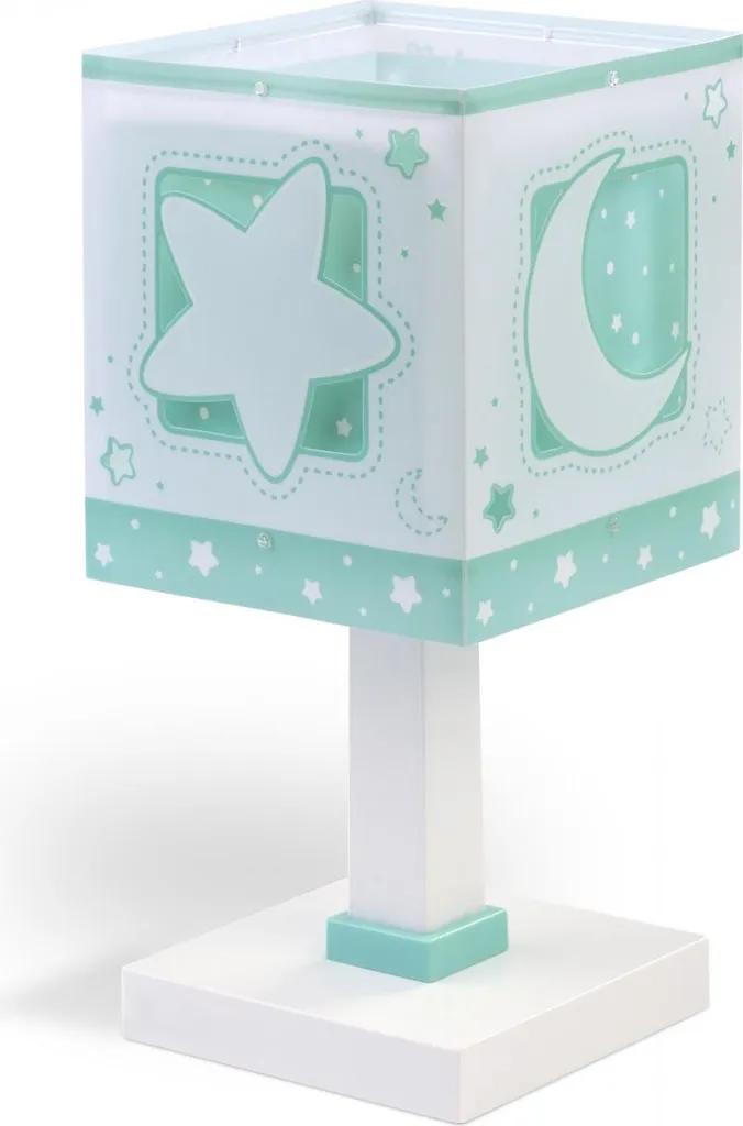 Lampada da Comodino Moonlight Luna e Stelle per Bambini | Luce LED Sicura