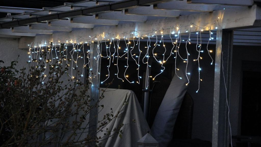LED Eisregen Lichterkette 480er 12m Produktbild 6
