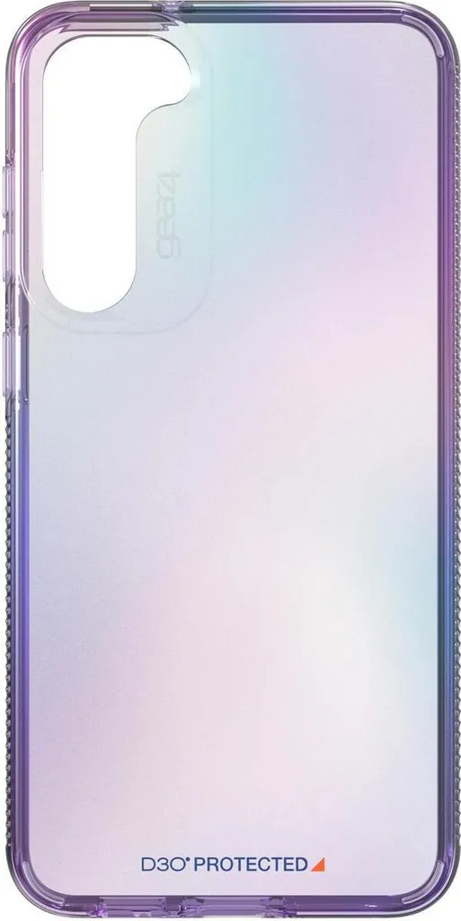 Coque D3O Galaxy S23 Plus Gear4 Milan Opal - Antichoc et Design Iridescent
