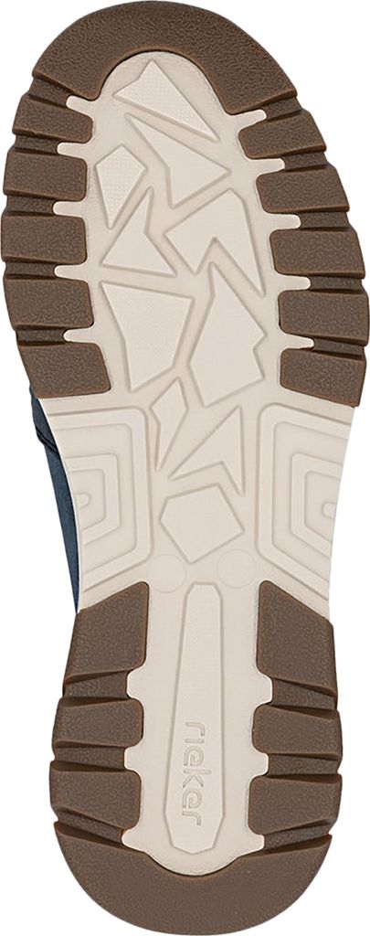 Rieker Herren Slipper mit herausnehmbarer MemoCup Decksohle extra weit B9350, Größe:42 EU, Farbe:Blau