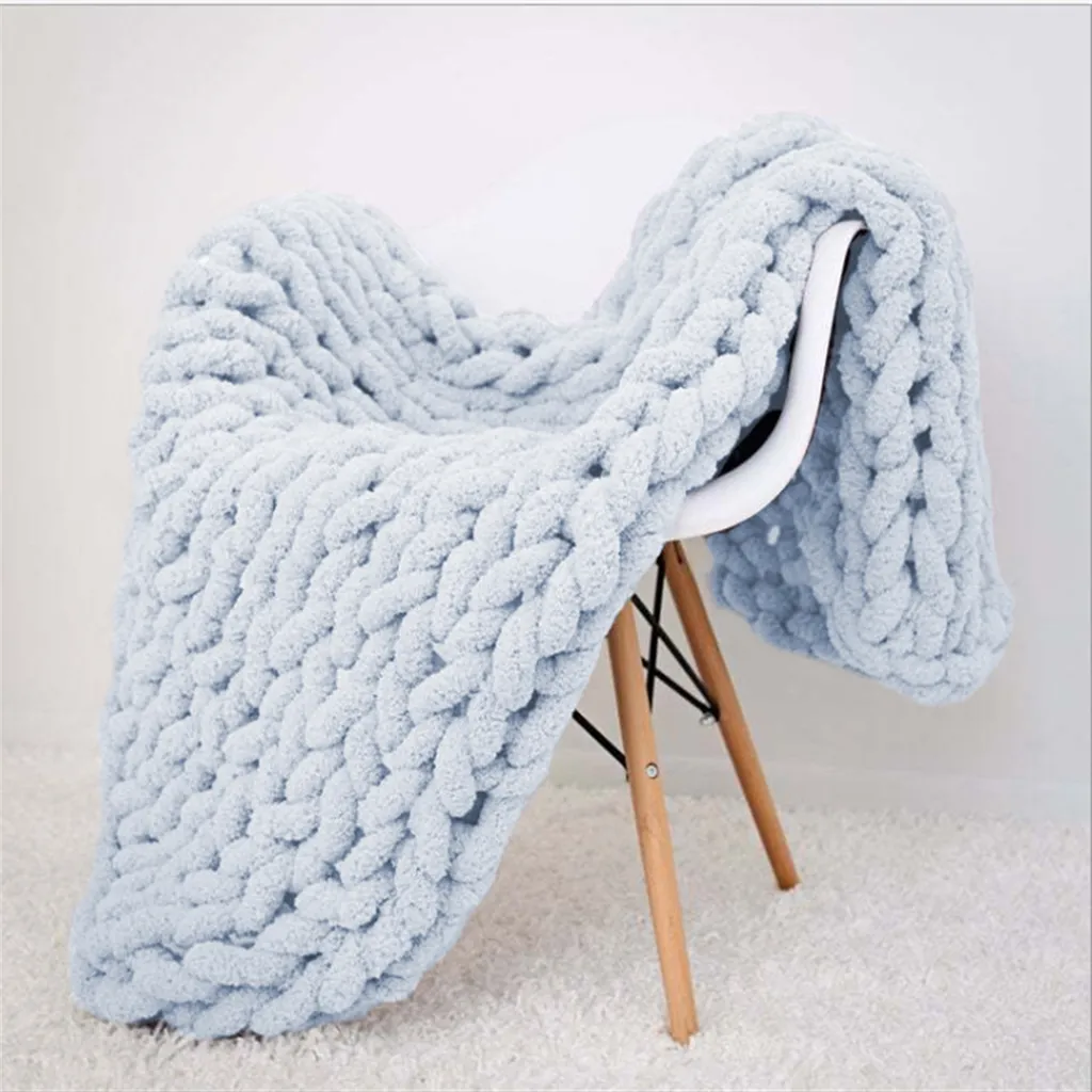 Coperta Divano Lavabile Grigio Chiaro 80x100 | Ciniglia Pet-Friendly