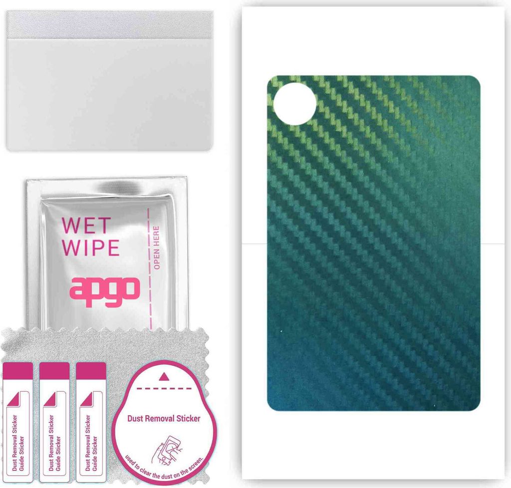 apgo Rückseite Schutzfolie, Skin, kompatibel mit Huawei MatePad Pro 11, Hinten Displayschutzfolie aus Vinylfolie, kratzfest, einfache Montage - Ko...