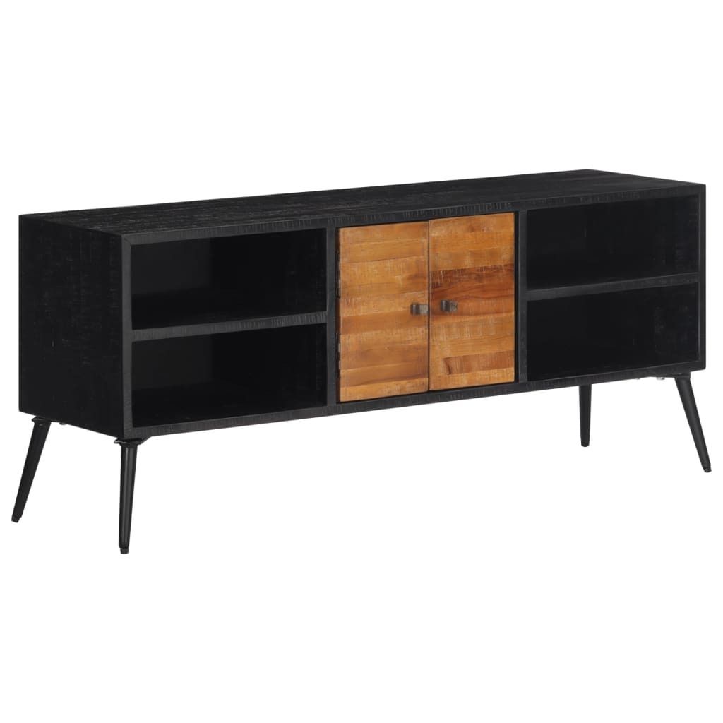 "2026 Promotion" TV-Schrank - TV-Lowboard - 112x31x45 cm Recyceltes Massivholz Teak - TV-Regal CC21748