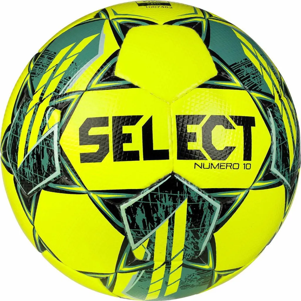 Ballon de foot Select Numero 10 V23 robuste et visible Jaune Taille 5